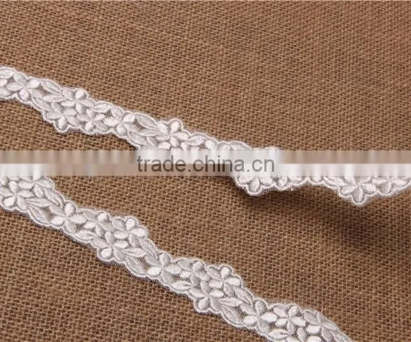 Good Qualit Grace Five Pedals Flower Leaf Pattern Overlap Weav Hand Made Weave Shape Embroidery Chemical Lace for Accessory photo-4