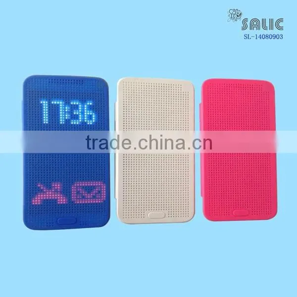 LED Display Function Flip Phone Case for HTC E8 photo-6