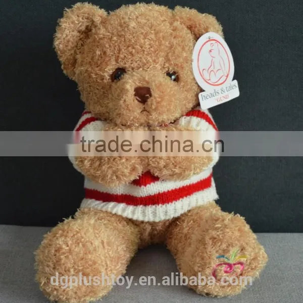 Lovely Stuffed Teddy Bear With T-shirt Animal Toy photo-4