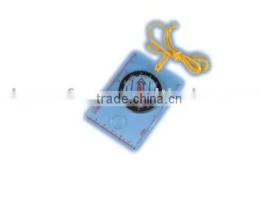 plastic map compass liquid filled
