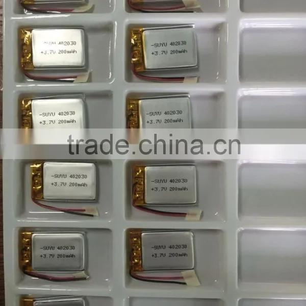 402030 Li-ion Battery 3.7v 200mah Li-ion Polymer Battery photo-2