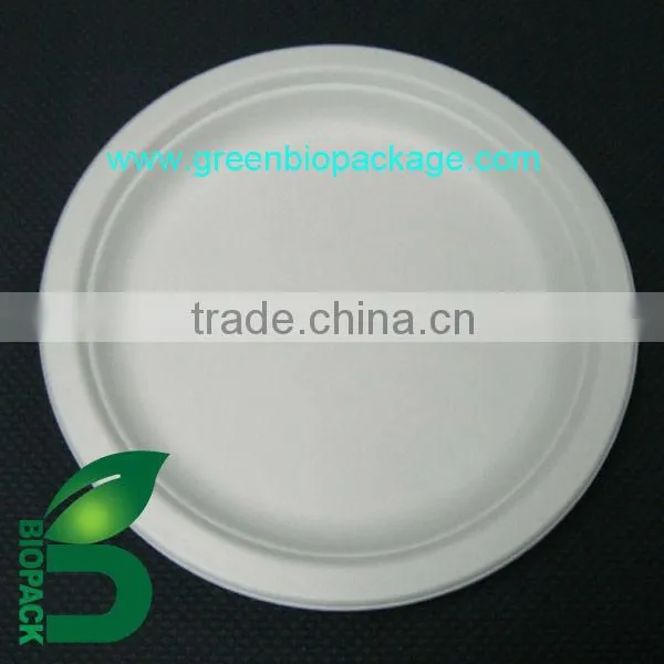 Wholesale Plant Fiber Eco-friendly Tableware Plate