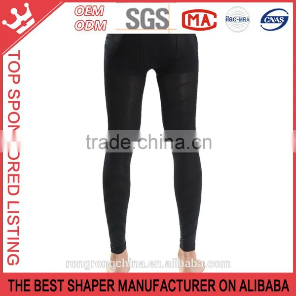 Men's Thin Forced Abdoemn Slimming Tights Pants photo-3