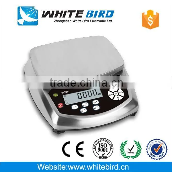 2016 New Weighing Scale W30 Stainless Steel Digital Scale With LCD Display and Printer photo-2