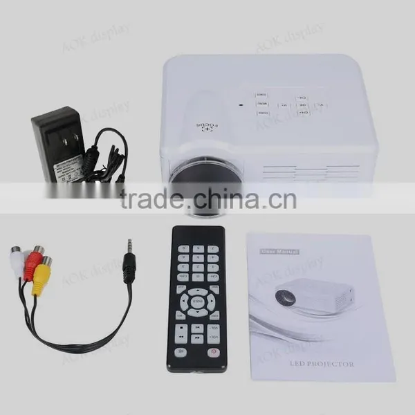 Mini Micro Projector Home Cinema With LED,1500 Lumens, Pocket Size,HDMI,USB,IR,SD,TV,Mini-VGA, 30,000 Hour LED Life,Media Player photo-6