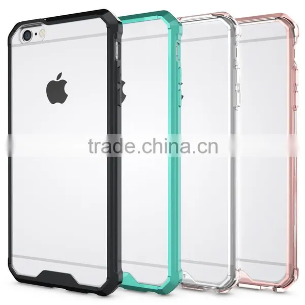 For Iphone 6S Plus Case, Shock Absorption With Transparent Hard Plastic Cover Case for IPhone 6S Plus photo-5