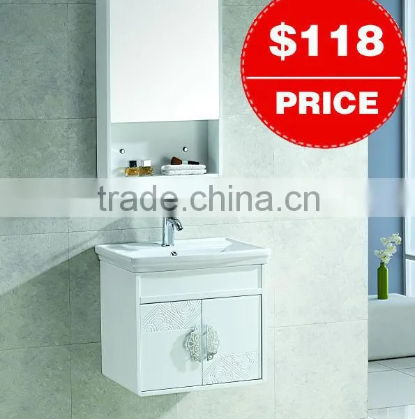 Fashion Oak Sanitary Ware Wash Basin Bathroom Cabinet Combination Counter Basin Wash Station Wash Basin Bathroom Cabinet