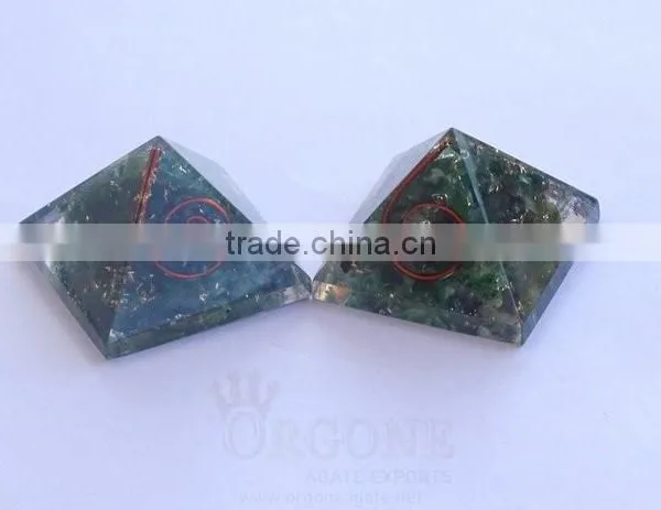 Wholesale Malachite Orgone Pyramid | Orgone Agate