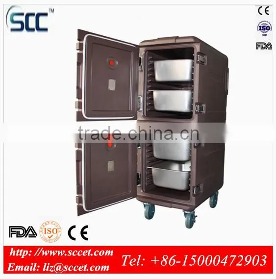 Double Layer Food Storage Container, Insulated Pan Cabinet for Transport Food photo-2