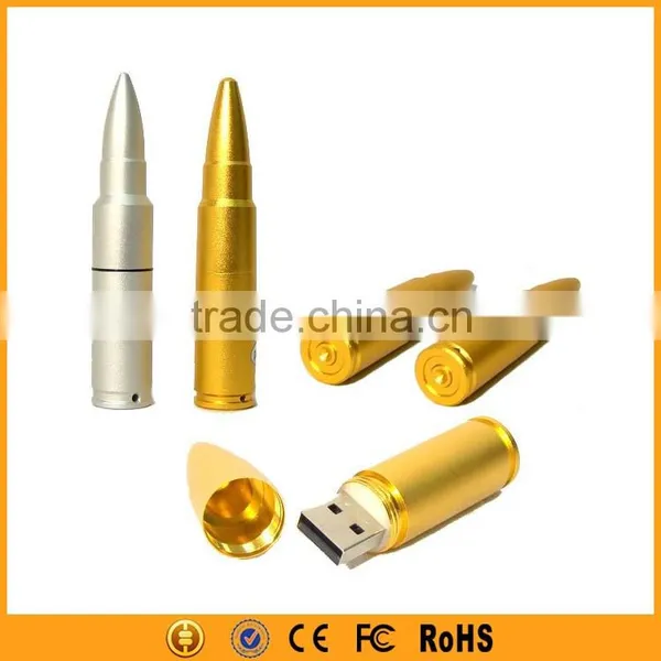 Wholesale Bulk Cheap Bullet Shape Metal USB Flash photo-3
