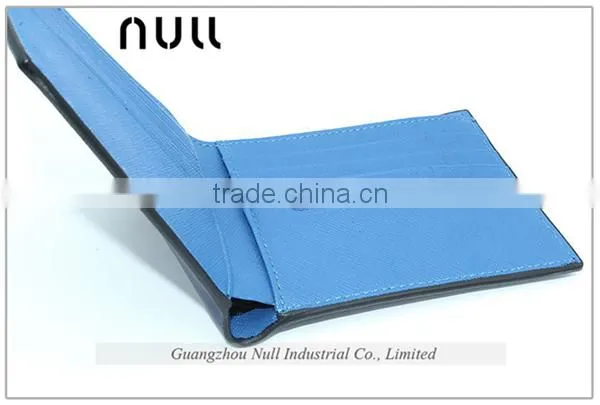 Big Capacity Factory Blue Color Leather Magic Wallet for Men photo-5