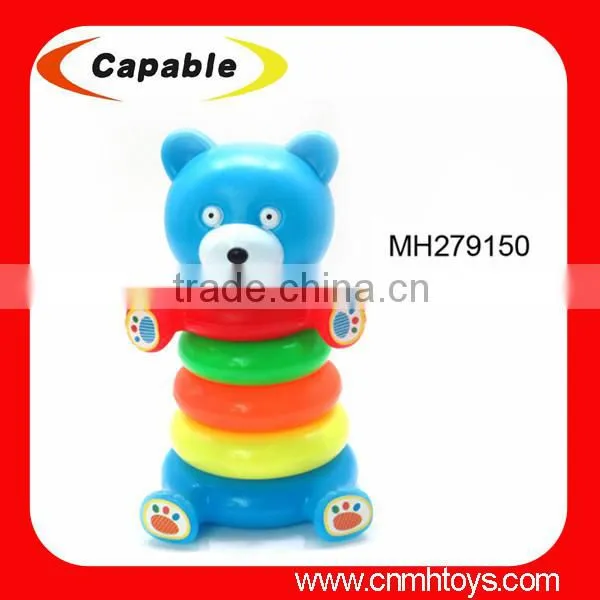 educational rainbow stacker baby toy