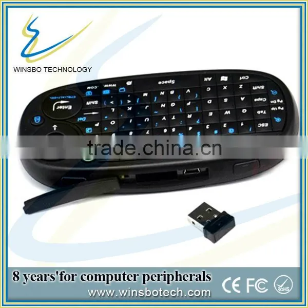 Handhold Mini Wireless Keyboard and Mouse for Apple Android/ Pc/ Tablets/ tv Box photo-5