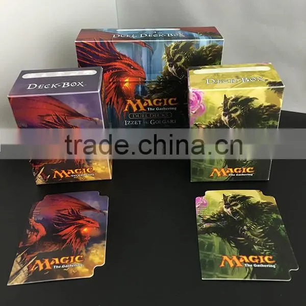 Dual Deck Box With CMYK Printing for Izzet vs Golgari MTG photo-5