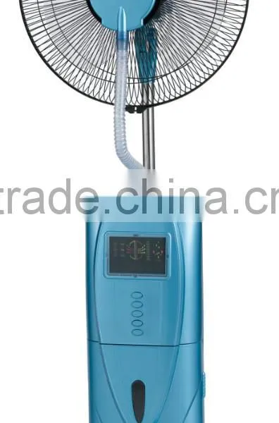 Stand Fan With Water Spray 16"