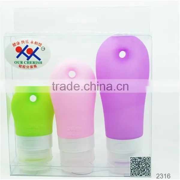 2015 Hot Selling Colorful Silicione Lotion Tube Set photo-5