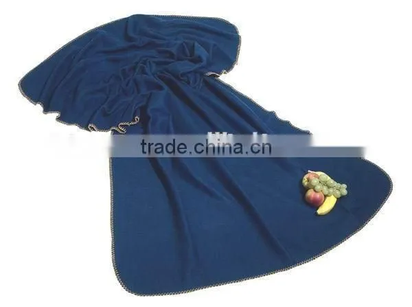 Luxury and Soft Travel Fleece Blanket With Handle Strap From Blanket Factory China photo-2