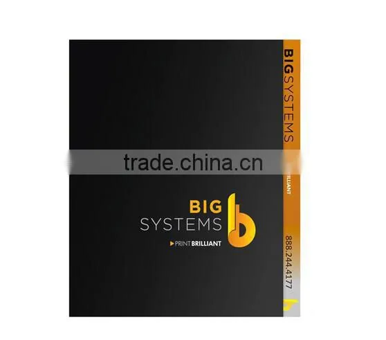 a4 Two Pocket Folder, Black Paper Folder photo-4
