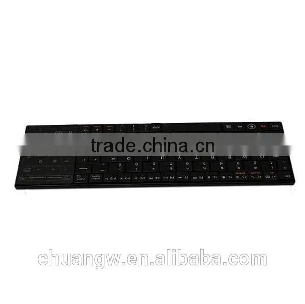 Super-thin BT8 Bluetooth 3.0V Wireless Keyboard With Touchpad for PC Cell Phone IPhone IPad photo-2