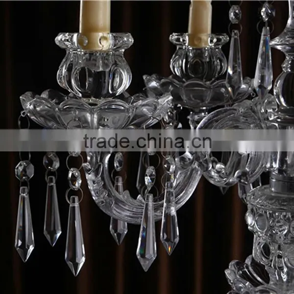 Wholesale 5arms Crystal Clear Candelabra From China photo-5