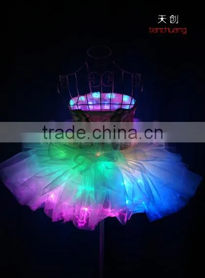 LED Lights Prom Dancing Tutu Dress photo-3