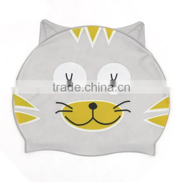 Summer Diving Promotional KID Swimming Cap, Animals Printing Swimming Cap., Child Silicon Swimming Cap photo-2