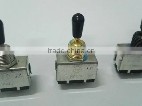 Toggle Switches Selector Black Bushing Switch photo-3