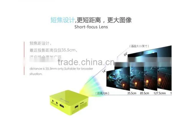 UC50 Newest Home Projector With LED Lamp and DLP Technology Pico Projector photo-3