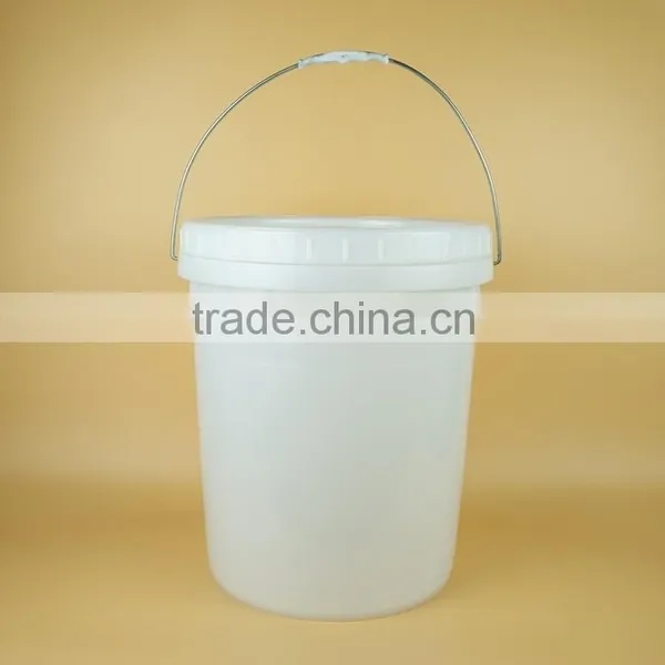 30L Screw Lid Plastic Bucket With Metal Handle, Plastic Pail for Food photo-2