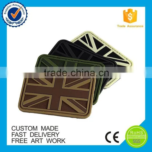 Custom Made Personalized Cheap Round Blue Pvc Patches photo-6