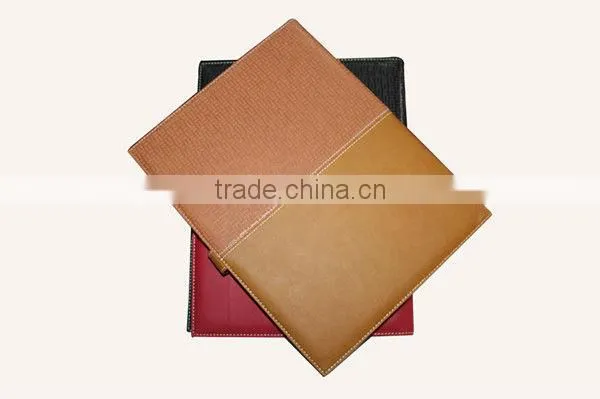 A4 Zip pu Leather Portfolio With Calculator and Notepad photo-3