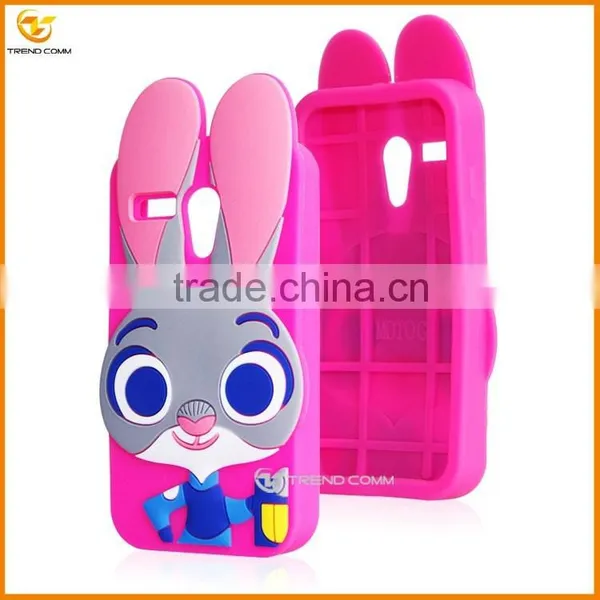 Cute Rabbit Silicon Case for Motorola G photo-4