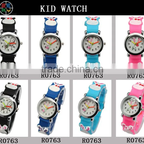R0763 Chinese Wholesale Cotoon Colorful Watches For Girls, Newest Children Strap Watch photo-6