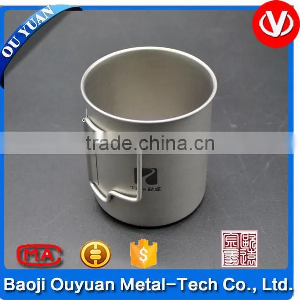 Titanium Folding Cups 350ml photo-2