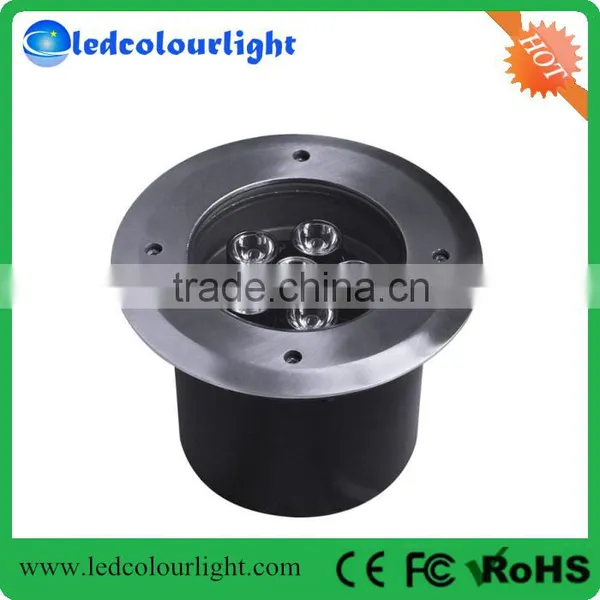 CE RoHS approved 18w IP68 DMX led underground light recessed led downlight