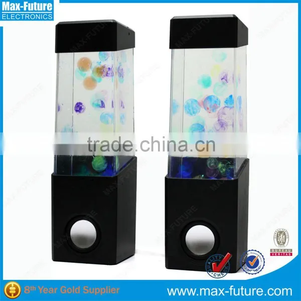 LED Light Marble Mini Aquarium Water Dancing Subwoofer Speaker With Usb Charger(F-1218M) photo-2