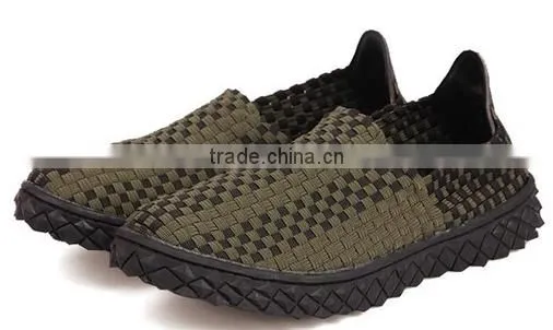 Beautiful Multi Color Handmade Elastic Woven Shoes,casual Shoes photo-6