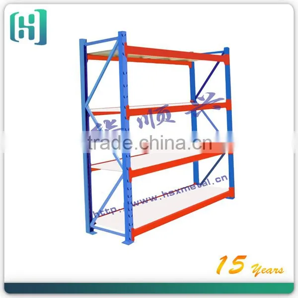 Metal Warehouse 3 Layers KD Wrought Iron Corner Storage Shelf photo-4