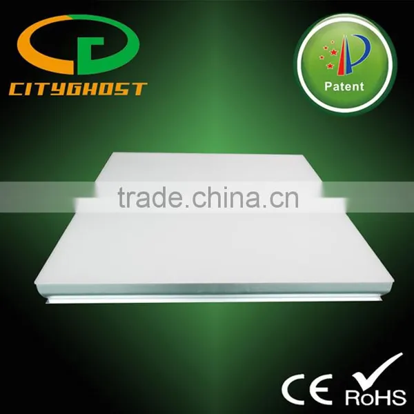 New Patented Design Indoor Lighting Lamp CRI80 80LM per W CE,ROHS Certified Framless LED Ceiling Panel 600x600 48W photo-2