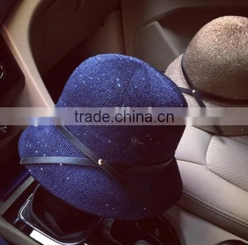 2016 High Quality Ladies Summer Knitted Hat Original Factory Direct Cheaper Terry Towel Bucket Hat photo-4