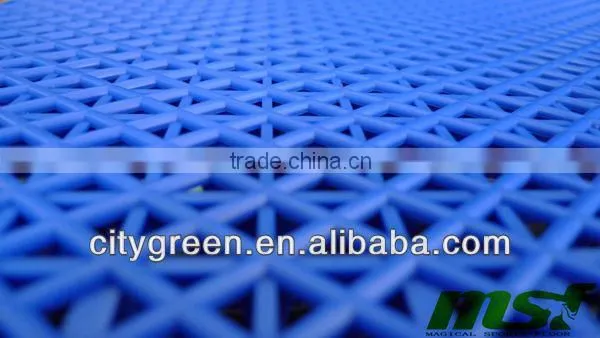 Interlocking Modular Basketball Court Floor, Outdoor Playground PP Mat Flooring photo-4