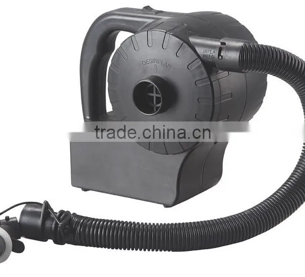 DC 12V/AC 230V 3 Universal Nozzle Adaptors Portable Electric Air Pump photo-2
