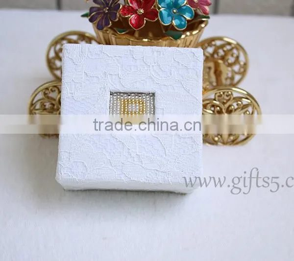 Hot Sale Jewelry Box Wedding Gift Jewelry Box With Beaded Name Plate of P photo-3
