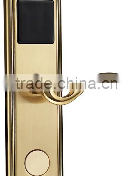 Luxury K-3000B6-2 Zinc Alloy Low Temperature Working RFID Smart Card Lock for Hotel Doors