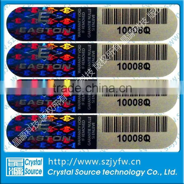 Scratch off Label on Card