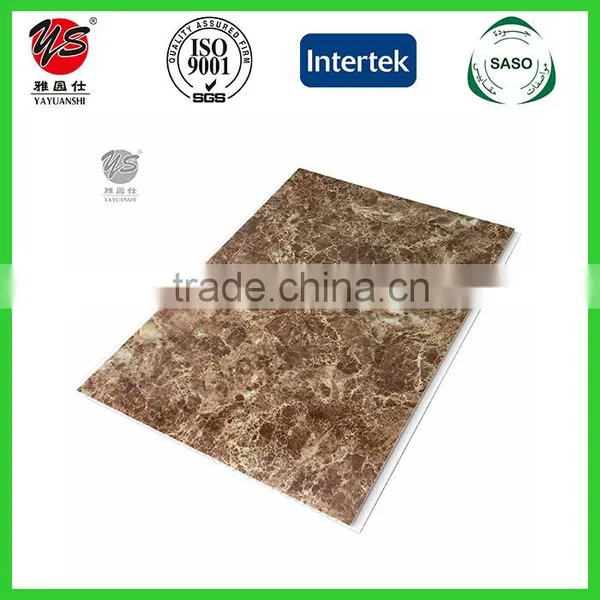 40cm PVC Ceiling and Wall Panel, Marble Sheet, UV Board