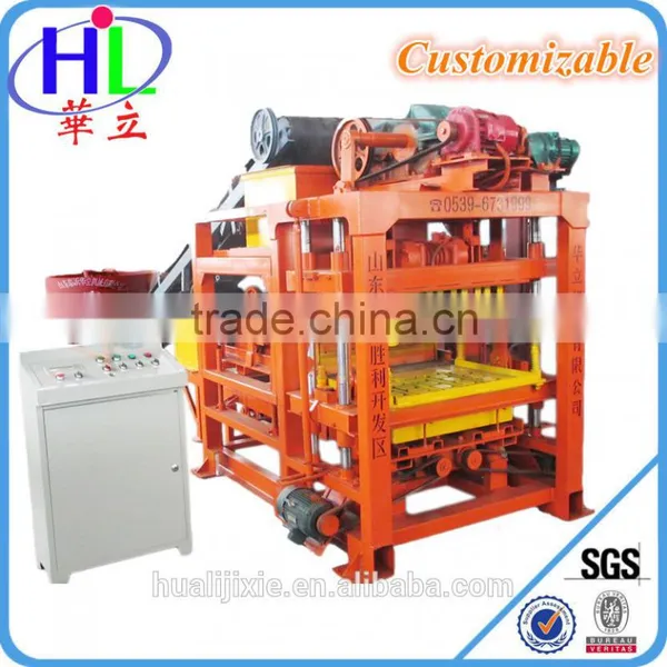 Simple and Cheaper Brick Block Making Machines for Sale Huali Brand QT4-23 photo-2