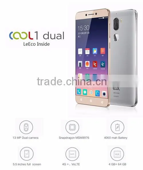 Original Letv Cool 1 Dual Leeco Coolpad Cool1 Snapdragon 652 Mobile Phone 3GB RAM 32GB 5.5" FHD 13MP Two Cameras Fingerprint ID photo-3