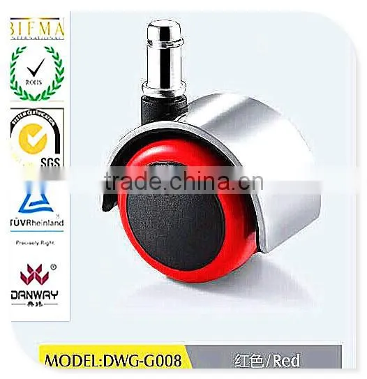 2015 New Office Chair Caster With Brake / Furniture Caster/ White Swivel Caster With Screw DWG-K004 photo-4