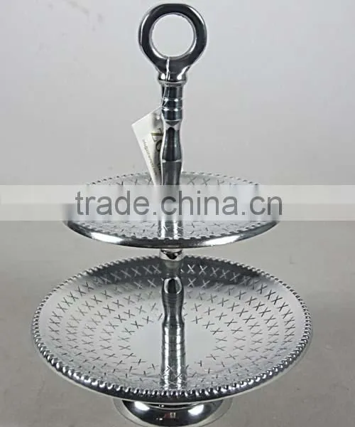 3 Tier - Metal Cake Stand,Square Crystal Cake Stand , Gold Crystal Cake Stand